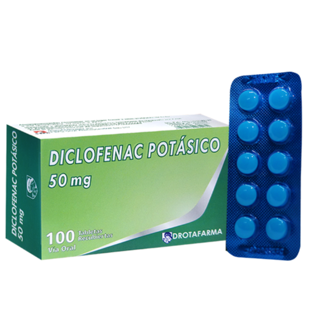 DICLOFENAC POTASICO 50MG TAB X 10 (DROTAFARMA)